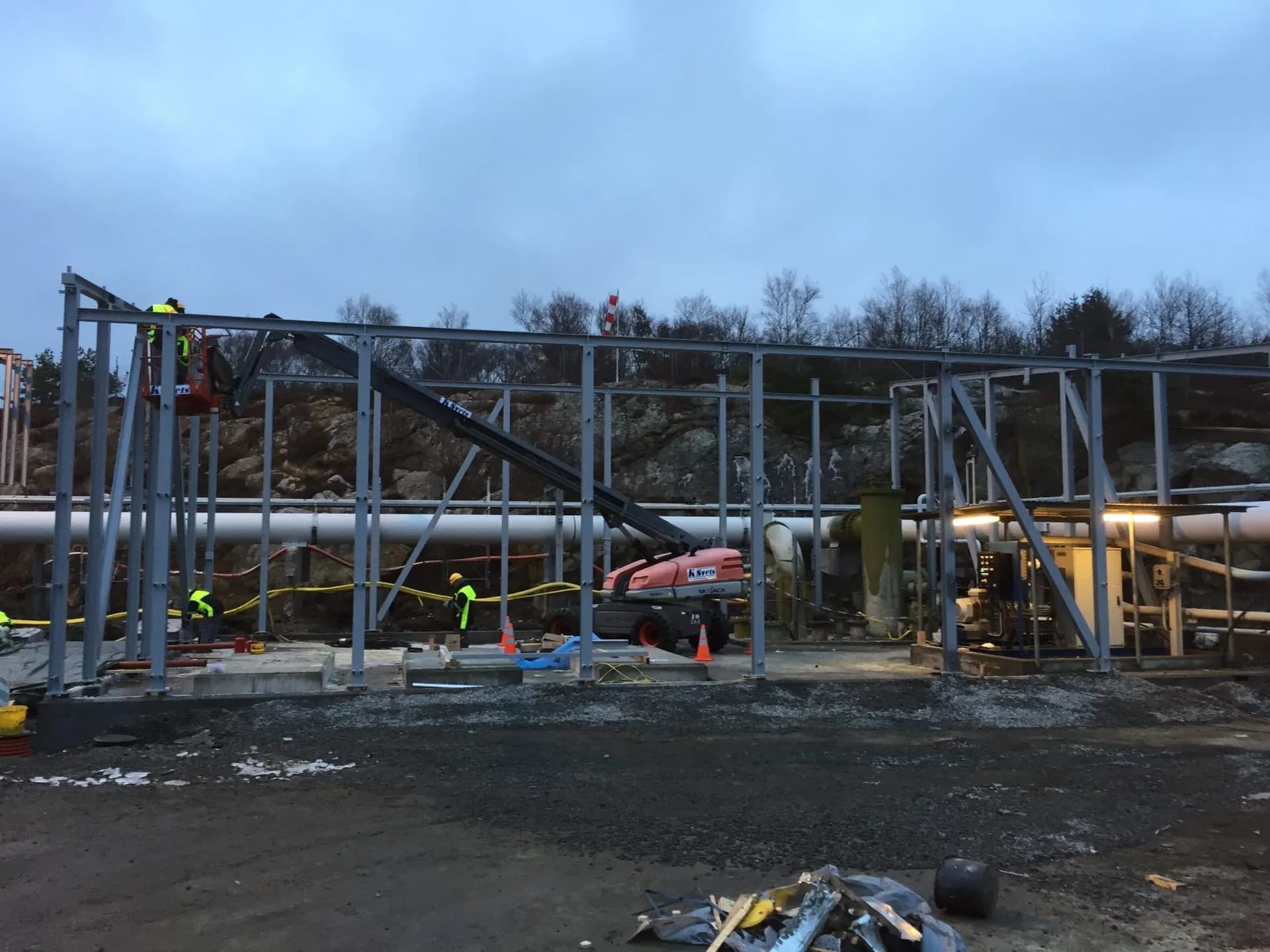 Byggnation av bergrumsanläggning - Bild 21