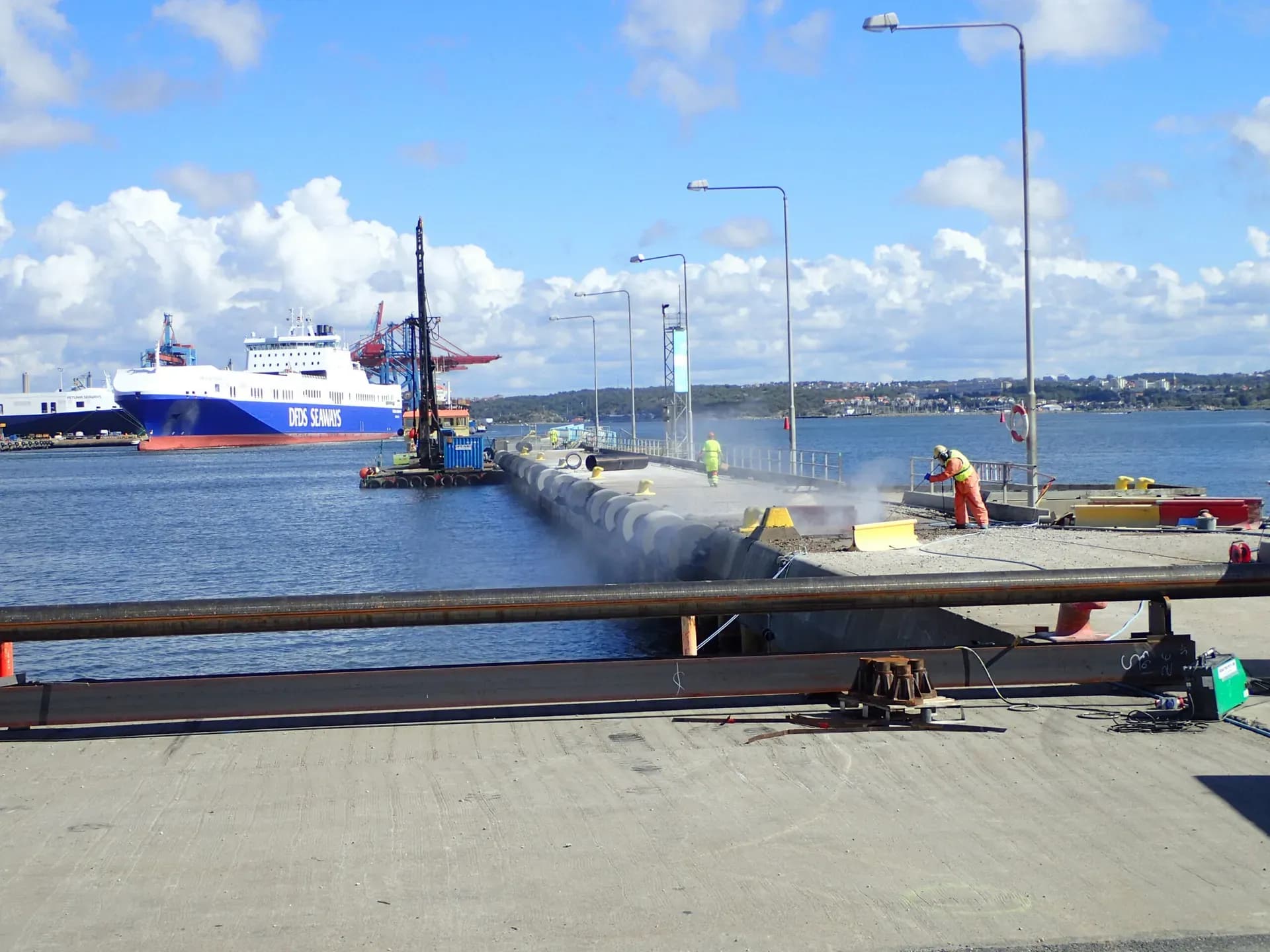 Pålbyte Göteborgs hamn - Bild 16
