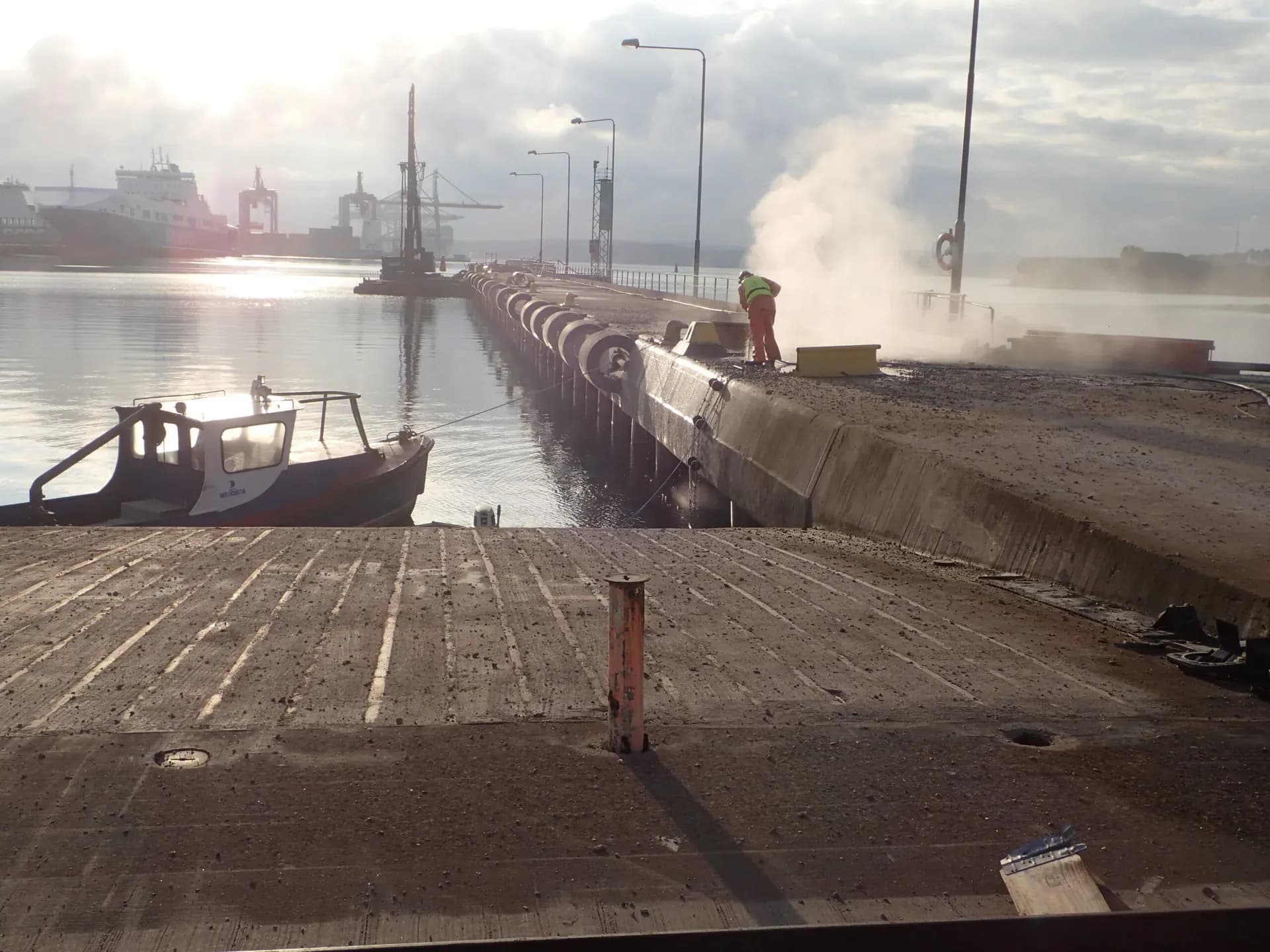 Pålbyte Göteborgs hamn - Bild 18