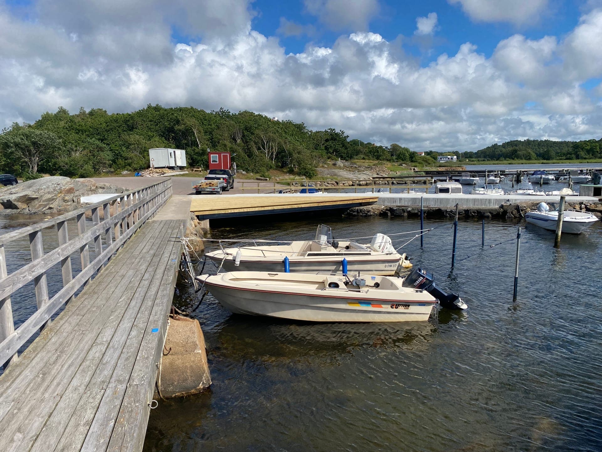 Ny brygga och betongdäck, Särö Lysholmen - Bild 6