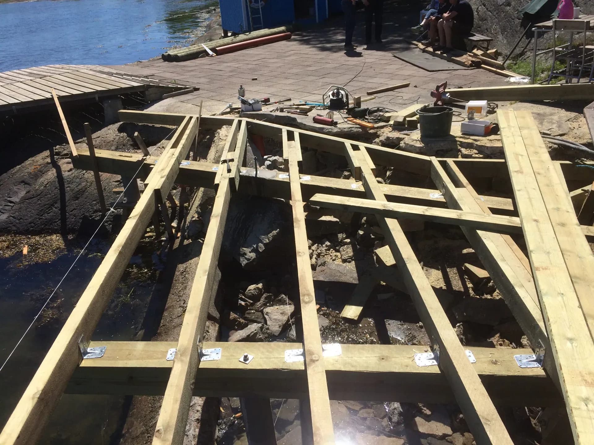 Renovering av Stora Källö båthamn - Bild 13