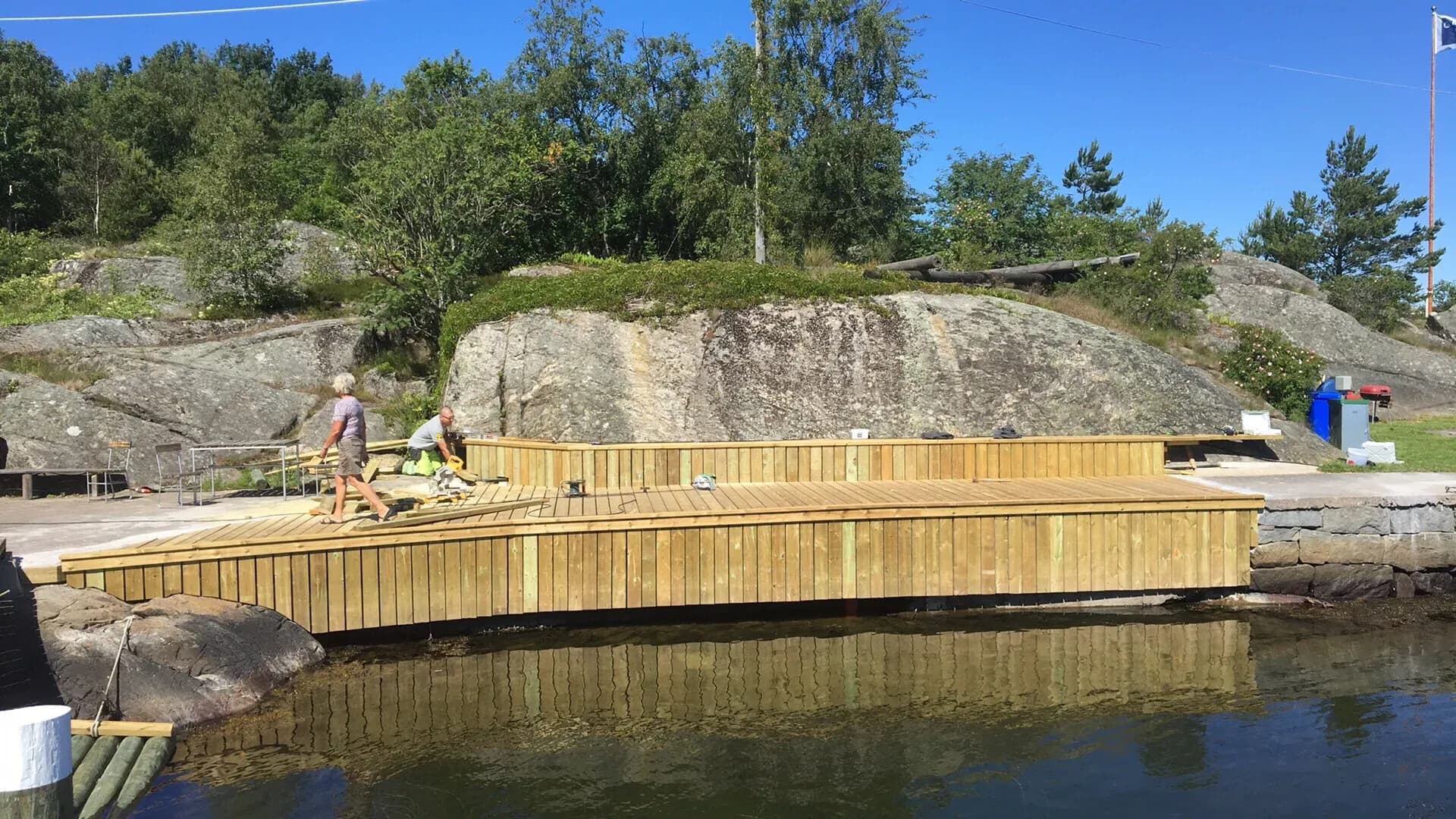 Renovering av Stora Källö båthamn - Bild 16