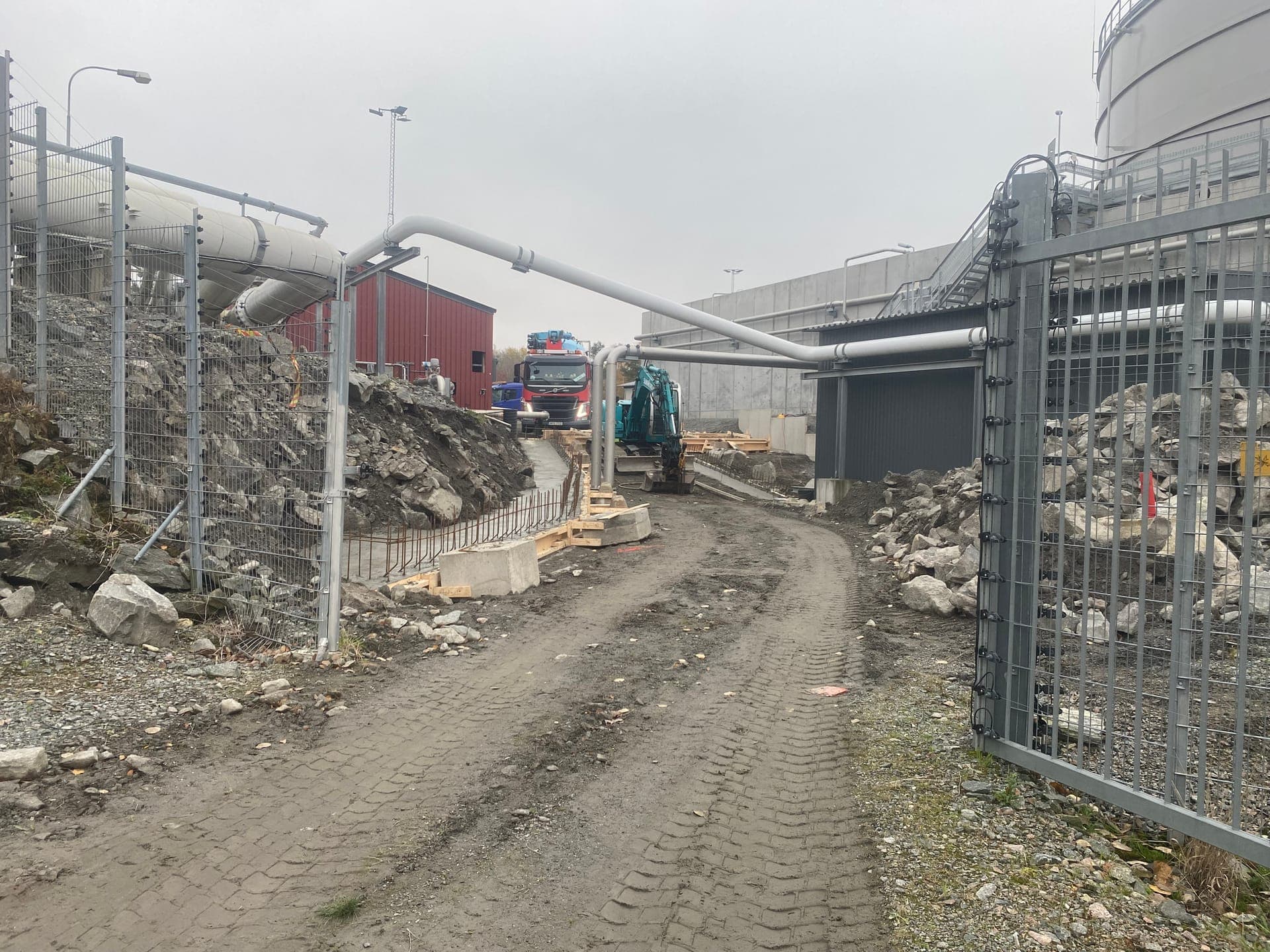Stödmurar och vattenavledning, STS