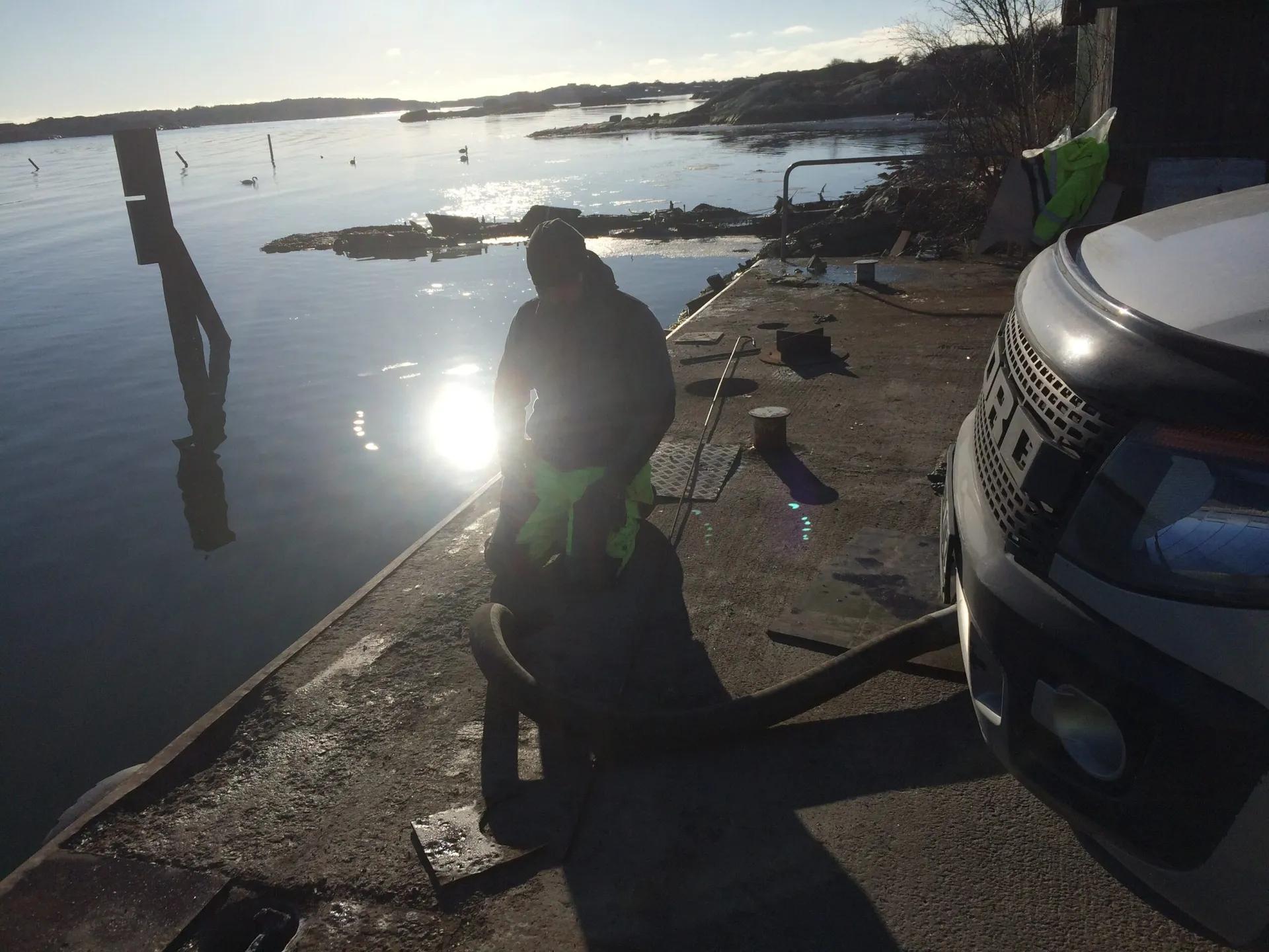 Reparation av Styrsö skärets kaj - Bild 2