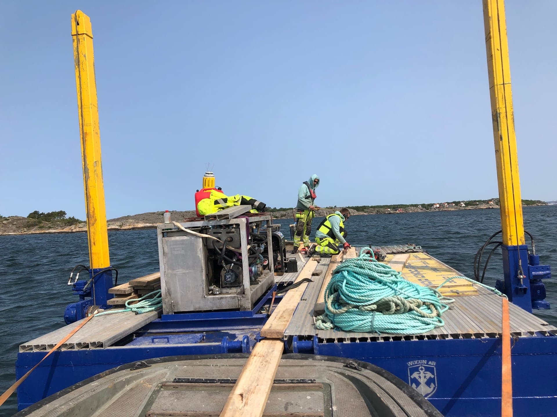 Nytt sjömärke vid Trebening med kabelförläggning - Bild 6