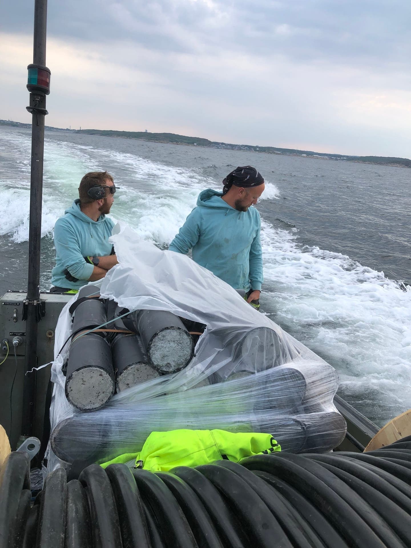 Nytt sjömärke vid Trebening med kabelförläggning - Bild 18