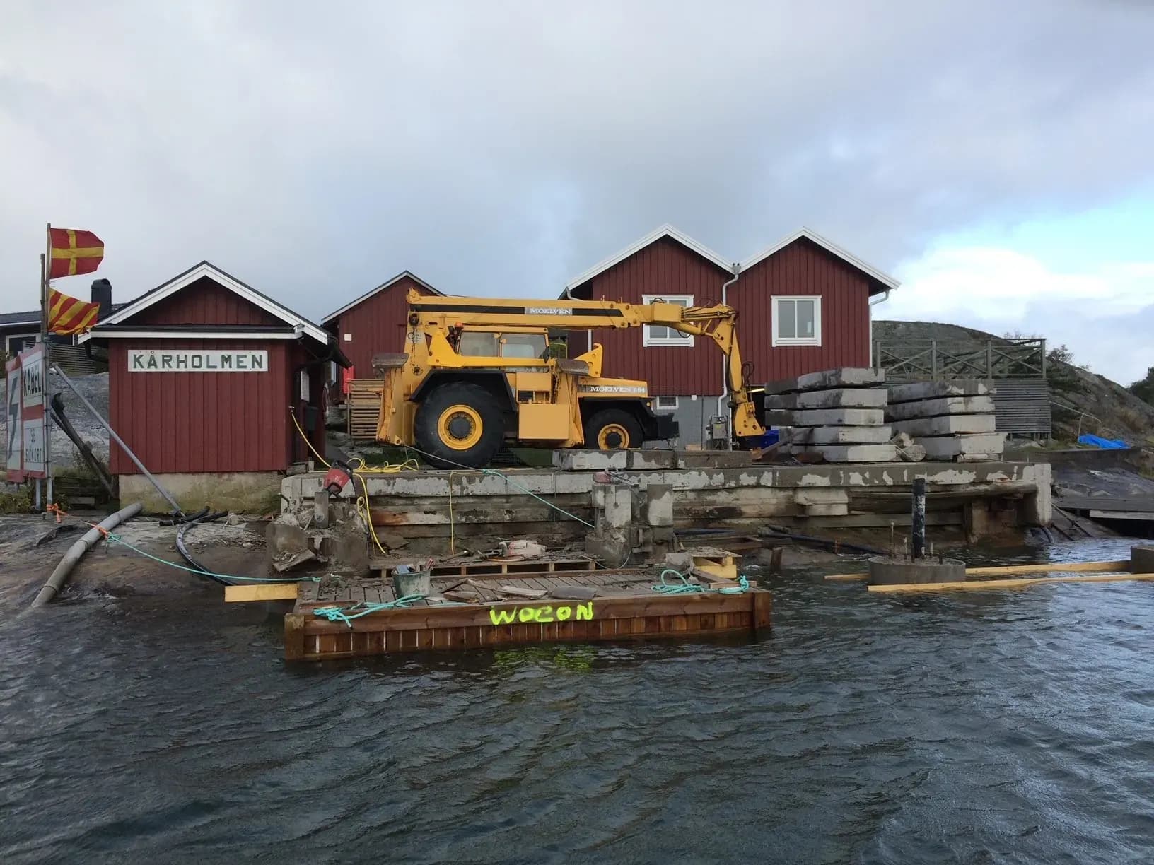 Betongkaj för skärgårdstrafiken, Kårholmen - Bild 22