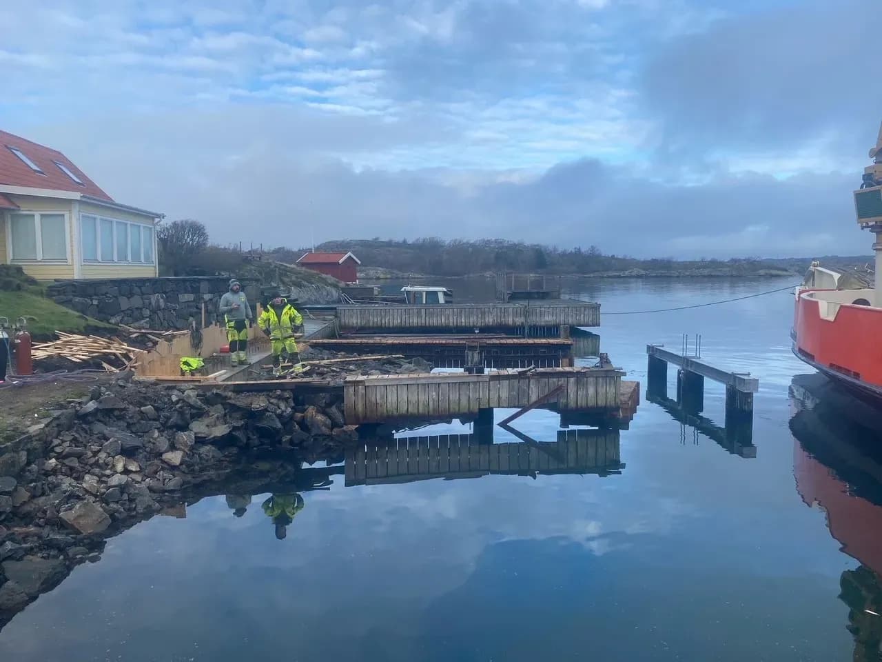 Kaj för färjetransporter till Vargö - Bild 19